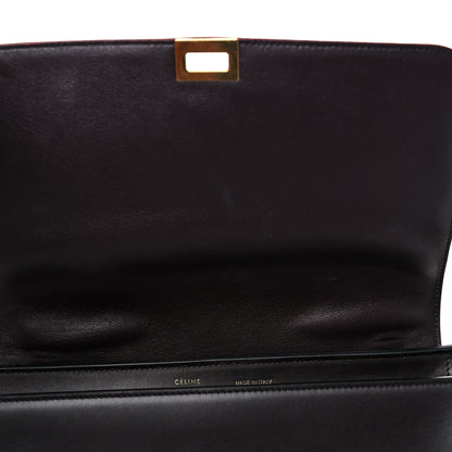 Celine Smooth Calfskin Suede Small Tri-Color Trapeze Red 8 of 12