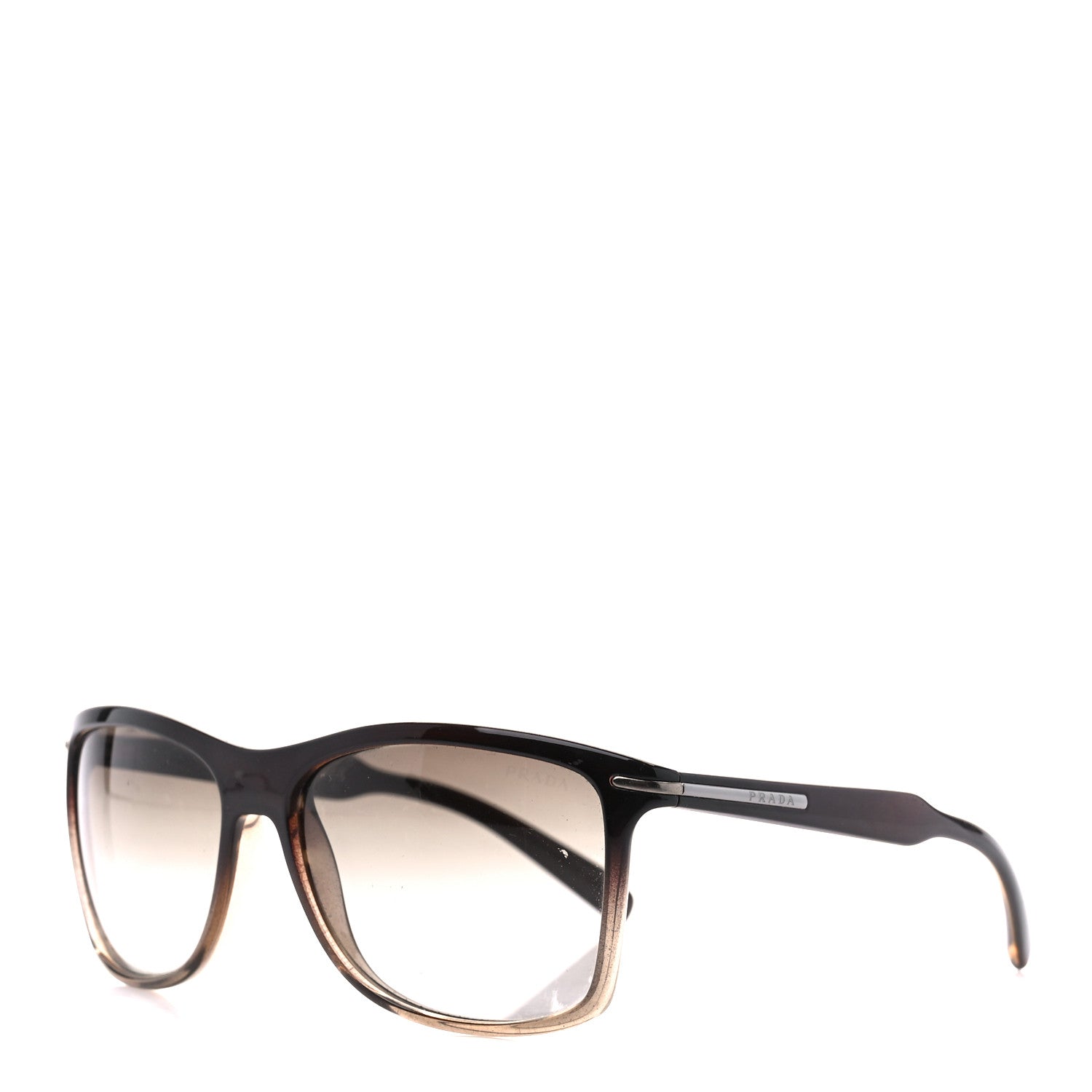 Prada Acetate Sunglasses SPR 100 Gradient Brown 1 of 8