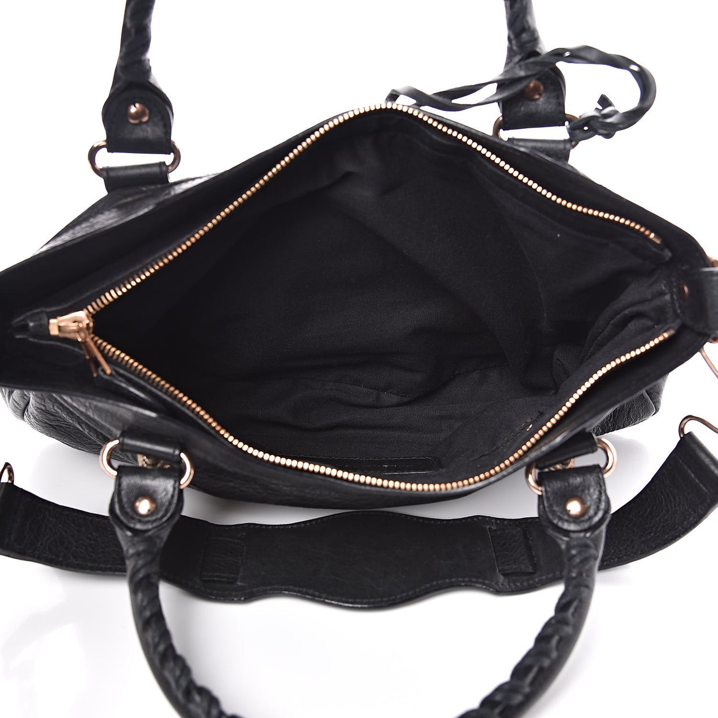 Agneau Giant 12 Rose Gold Hardware First Black