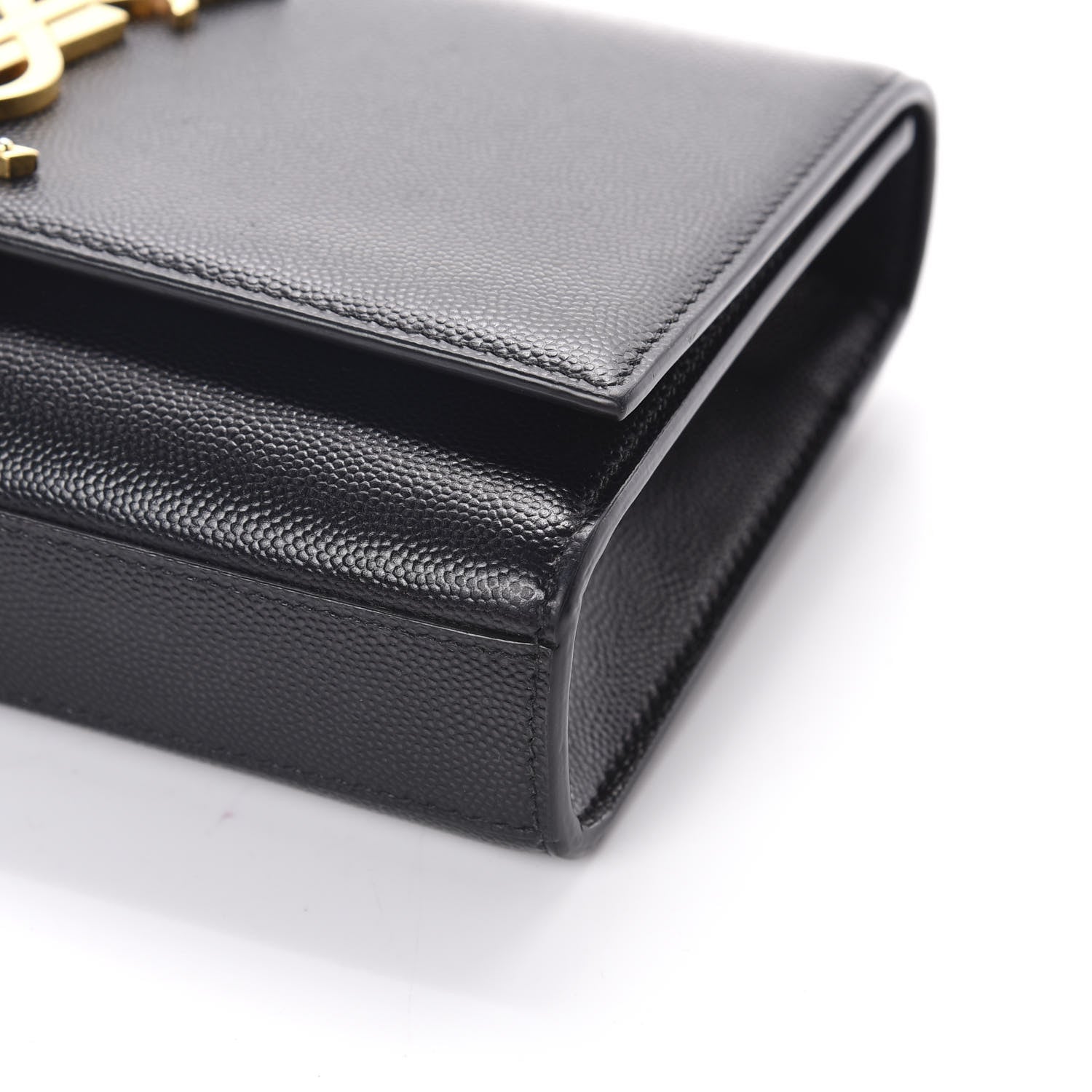Saint Laurent Grain De Poudre Small Monogram Kate Satchel Black 8 of 8