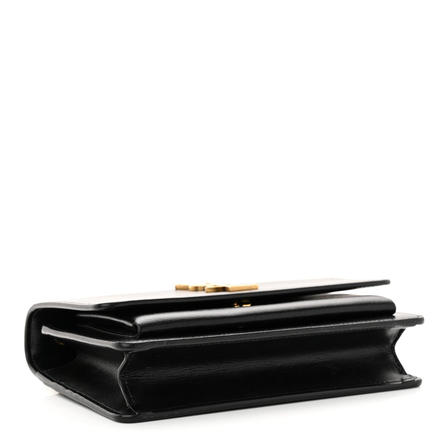 Saint Laurent Calfskin Monogram Sunset Chain Wallet Black 4 of 11