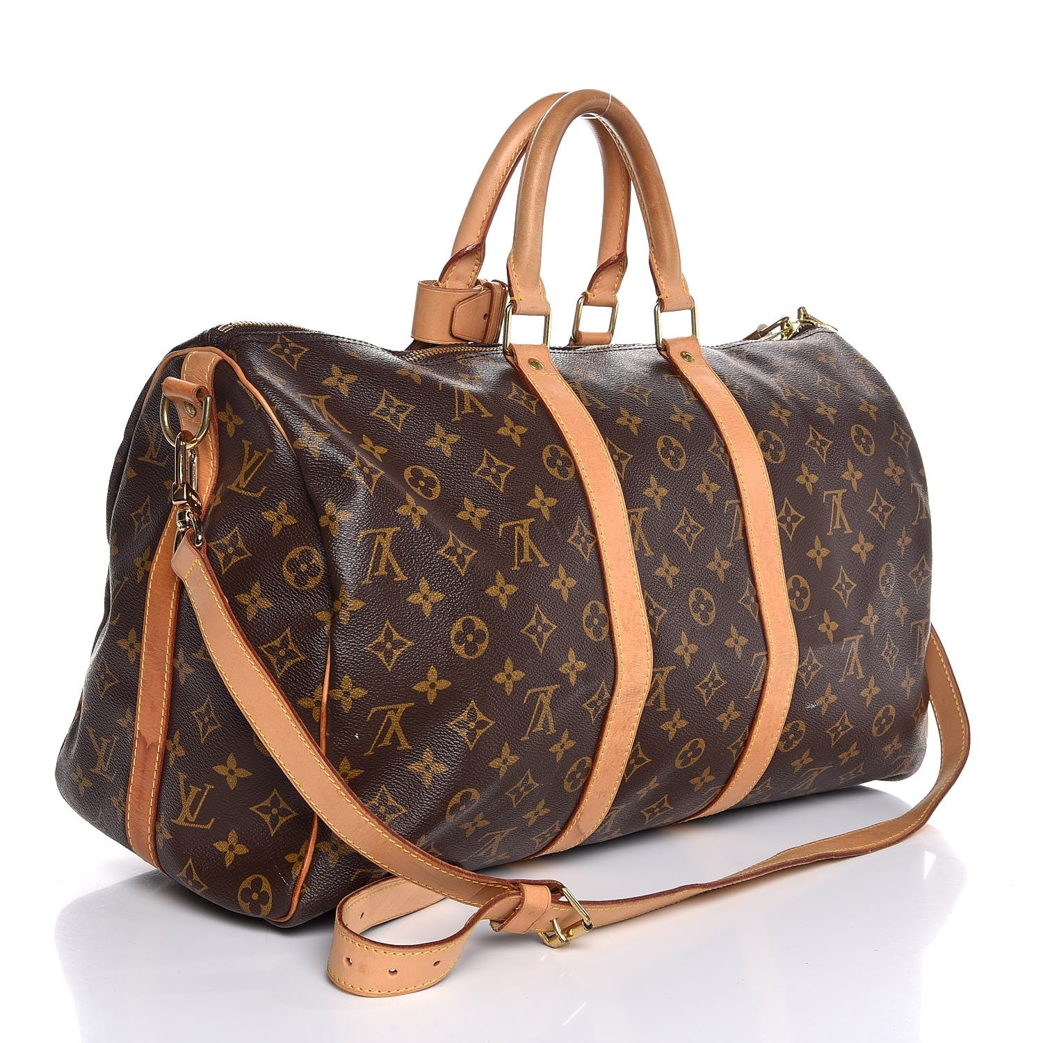 Louis Vuitton Monogram Keepall Bandouliere 45 4 of 17