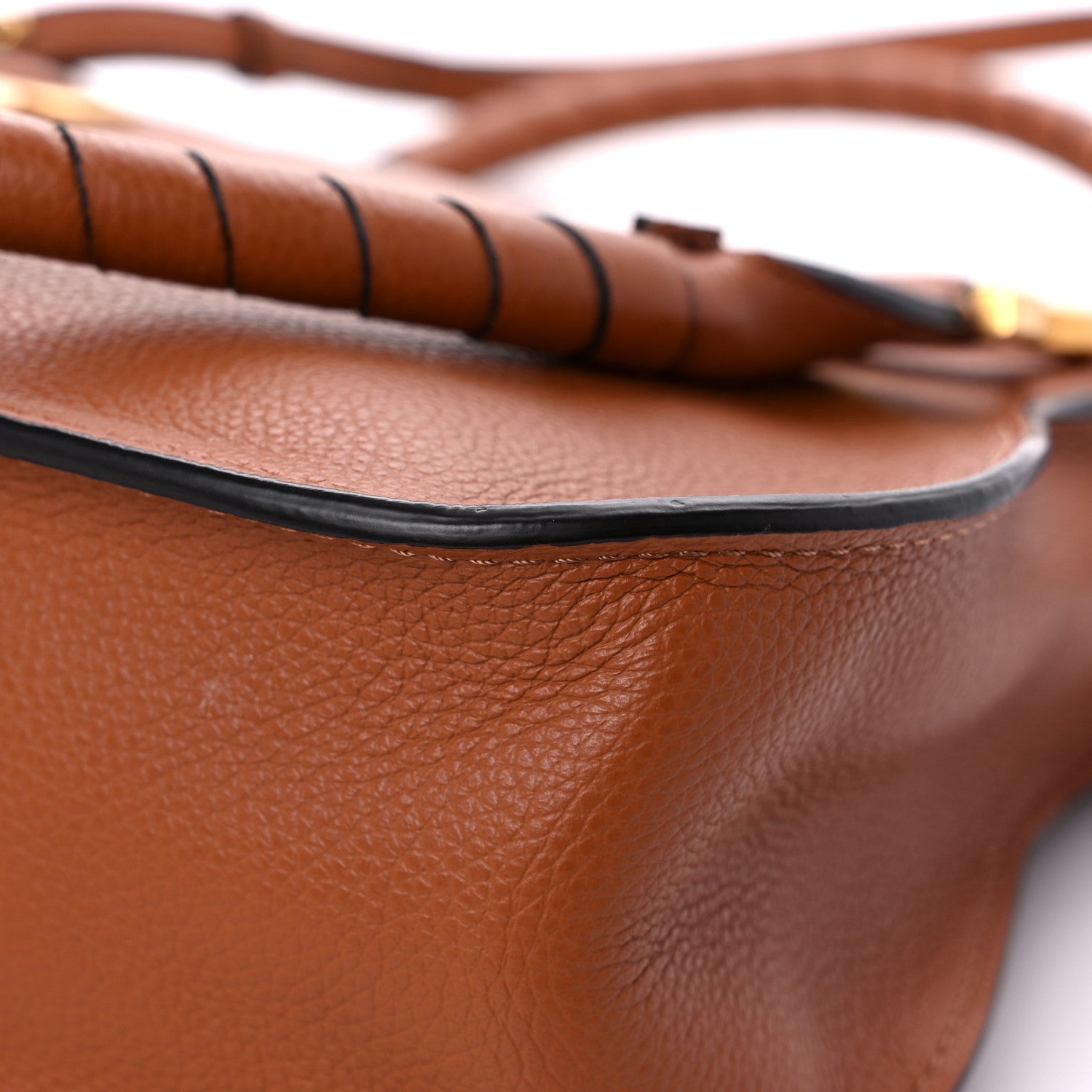 Chloe Calfskin Medium Marcie Satchel Tan 11 of 12