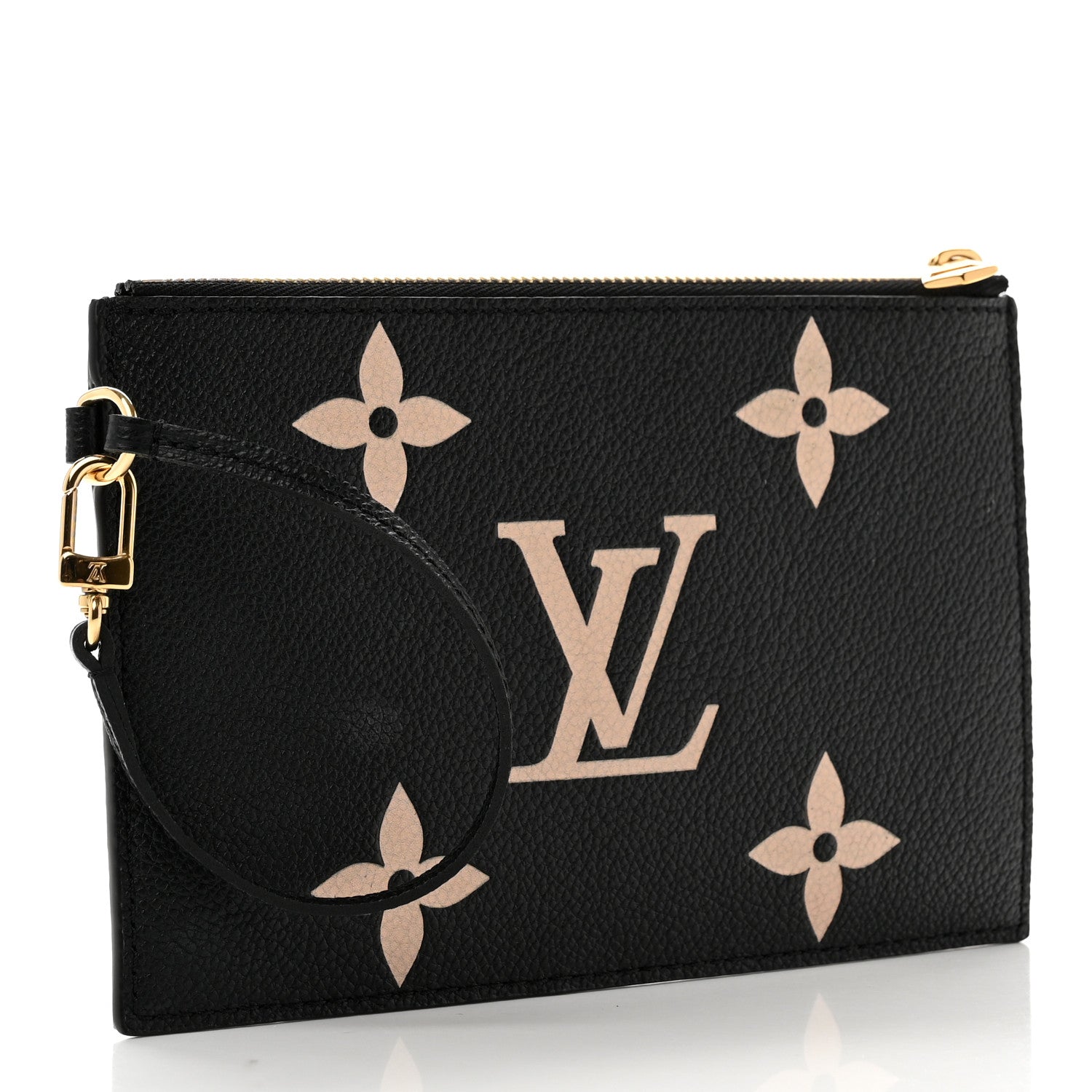Louis Vuitton Empreinte Monogram Giant Neonoe MM Pochette Black Beige 3 of 6