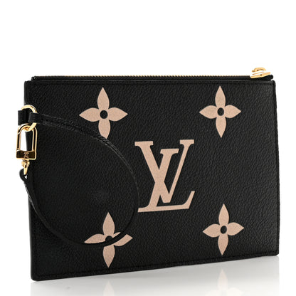 Louis Vuitton Empreinte Monogram Giant Neonoe MM Pochette Black Beige 3 of 6