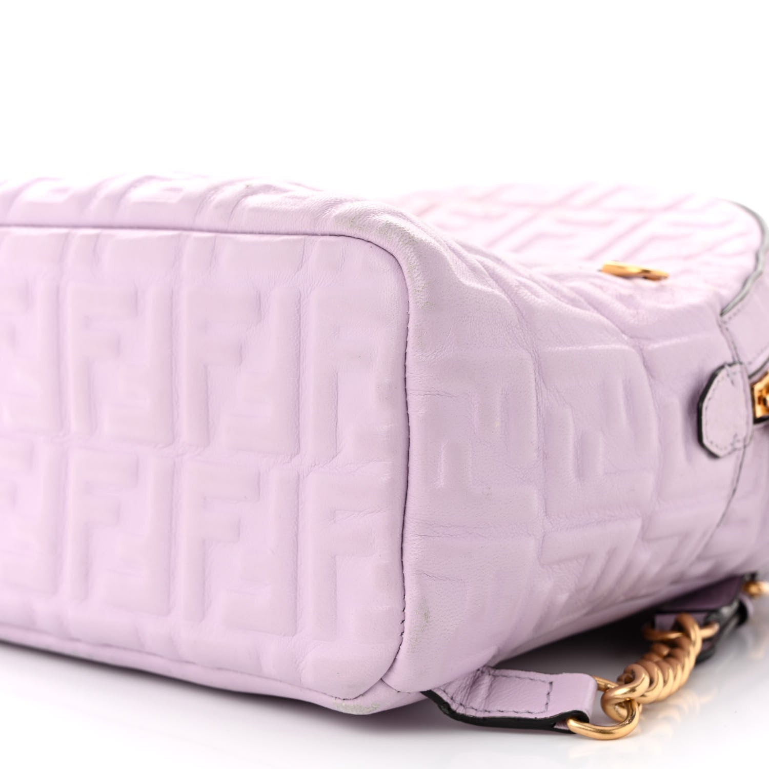 Fendi Nappa FF 1974 Embossed Mini Backpack Anemone 10 of 15