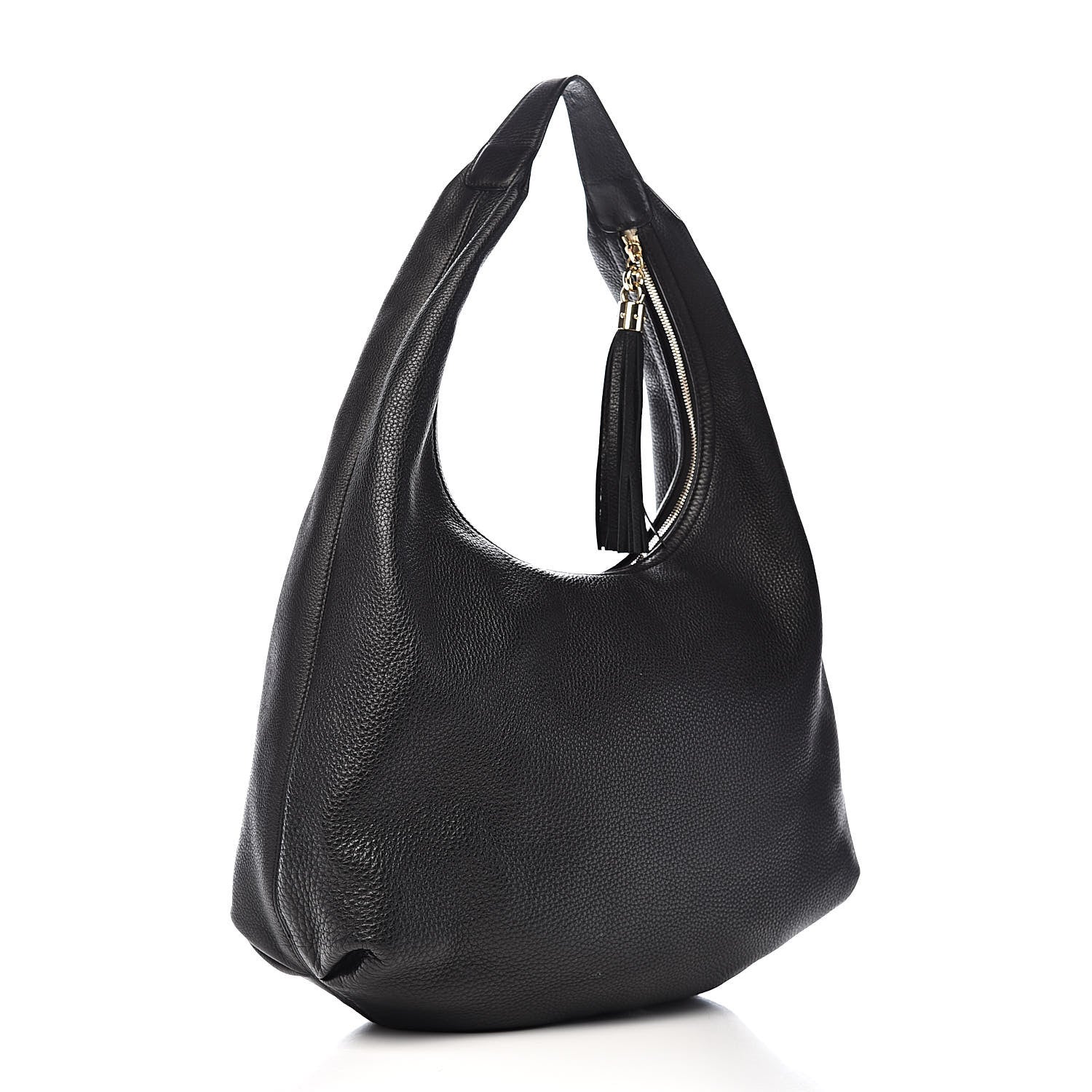 Gucci Pebbled Calfskin Soho Hobo Black 3 of 10