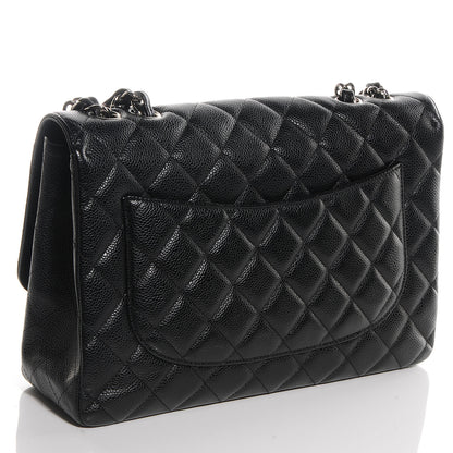 Chanel Caviar Jumbo Single Flap Black 3 of 8