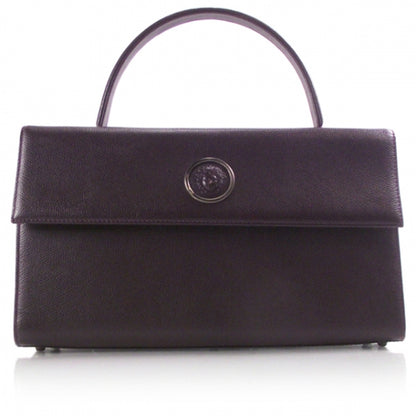 Versace Leather Tote Bag Purple 1 of 9