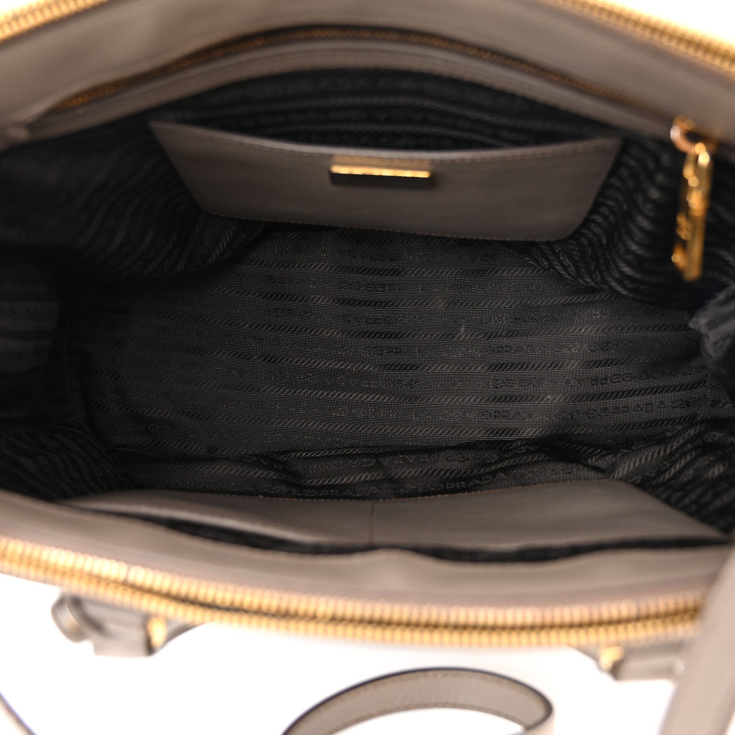 Prada Saffiano Medium Galleria Double Zip Tote Argilla 5 of 12
