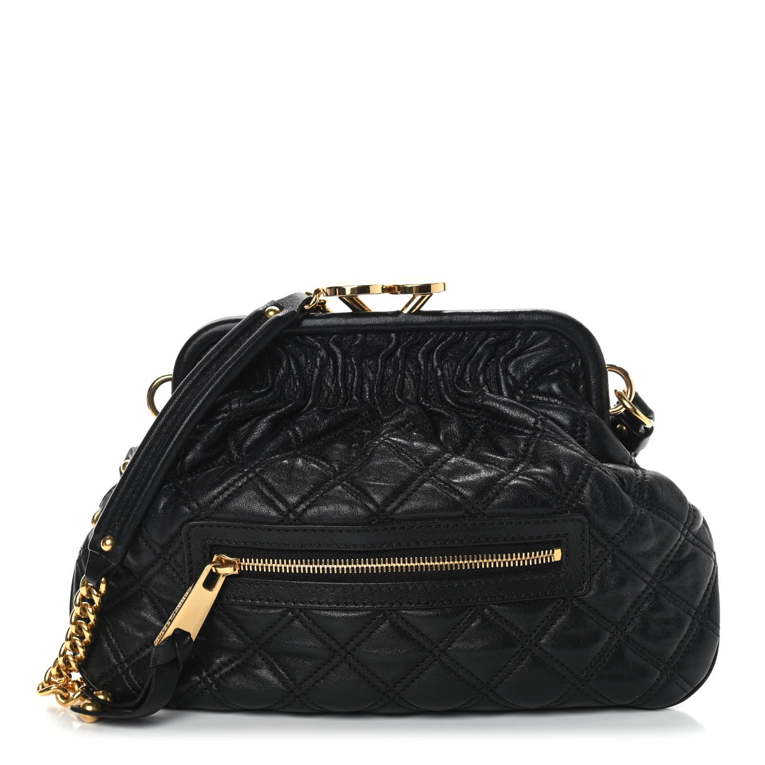 Marc Jacobs Calfskin Quilted Stam Black 1 of 9