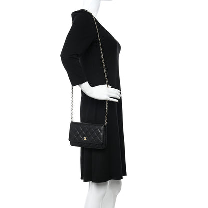 Chanel Caviar Quilted Wallet on Chain WOC Black 3 of 12
