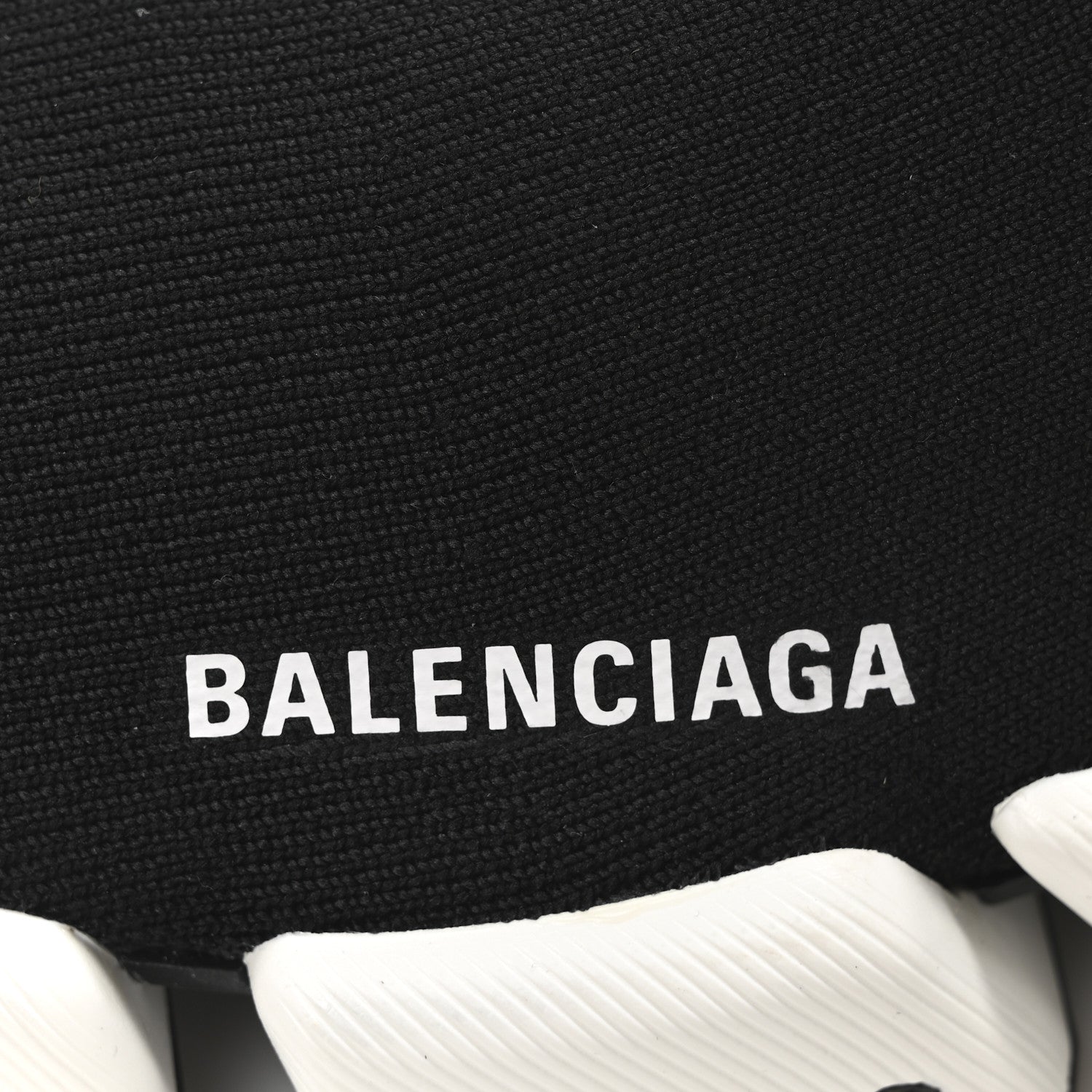 Balenciaga Technical 3D Recycled Knit Bi-Color Sole Womens Speed 2.0 Sneakers 40 Black White 8 of 9
