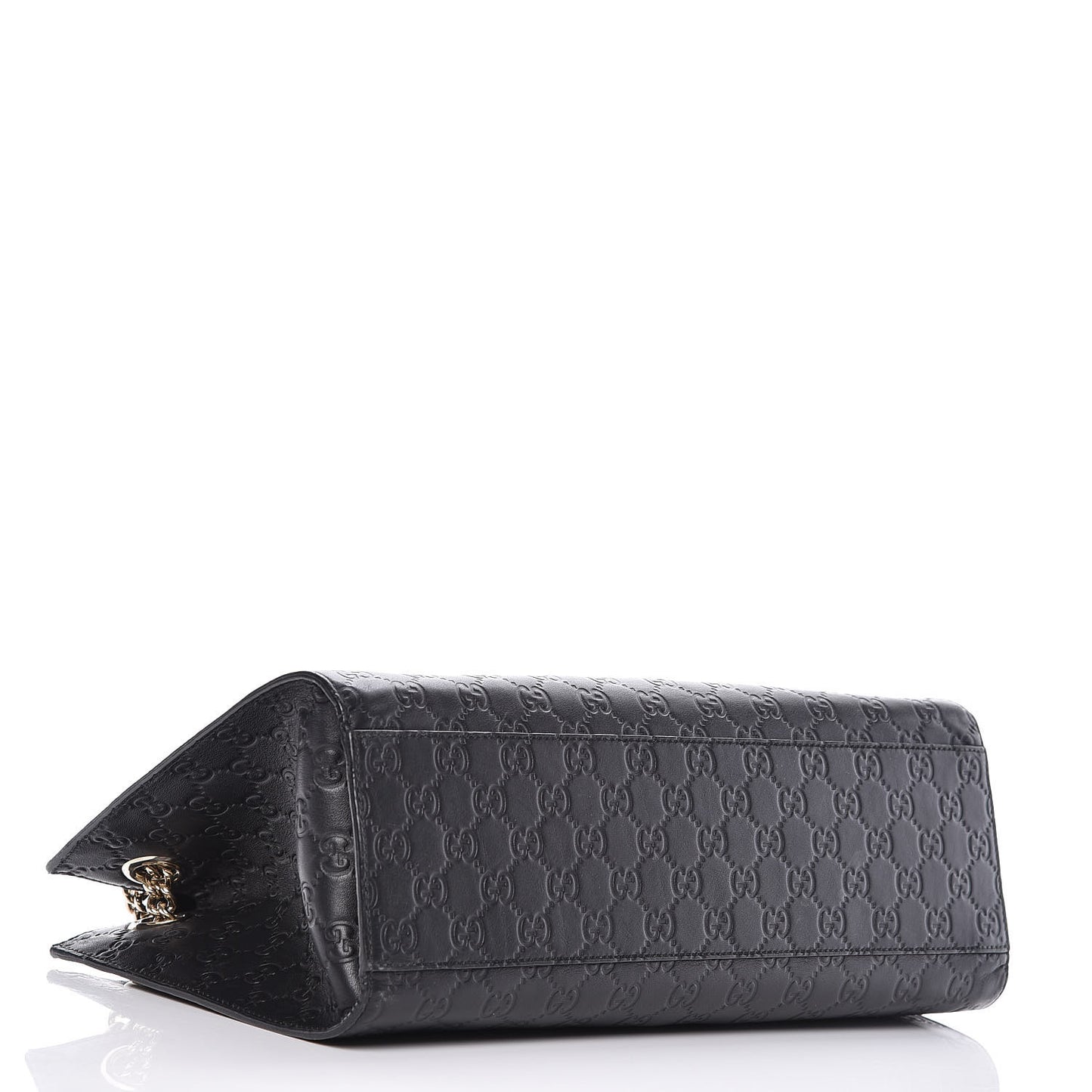 Guccissima Large Emily Chain Shoulder Bag Black