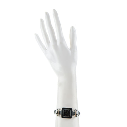 Gucci Stainless Steel Calfskin 25mm Firenze 1921 Horsebit Quartz Watch Black 2 of 7