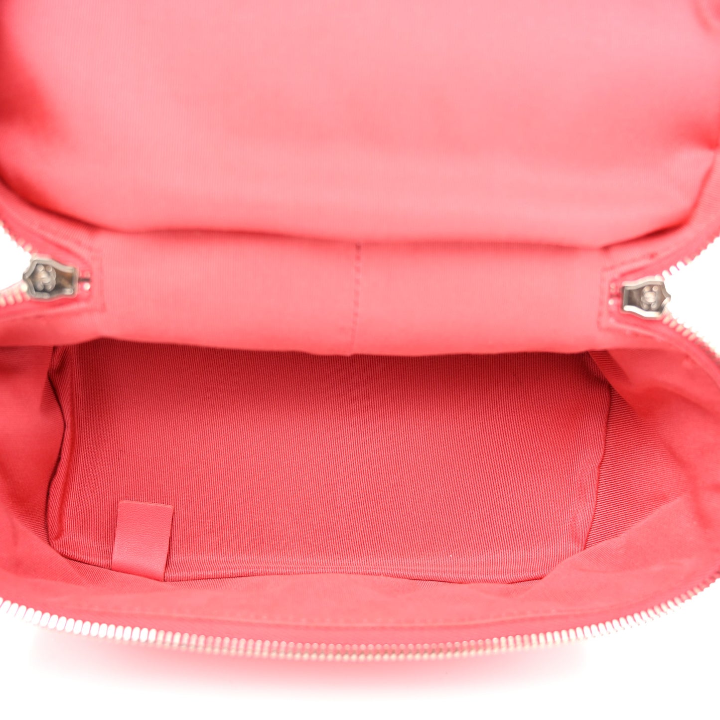 Crumpled Calfskin PVC Quilted Flap Pink