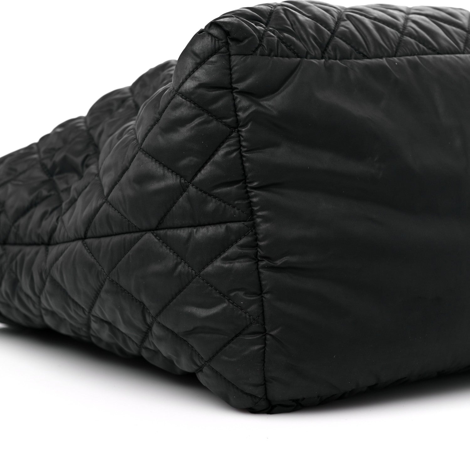 Chanel Nylon Quilted Large Coco Cocoon Tote Black 8 of 14