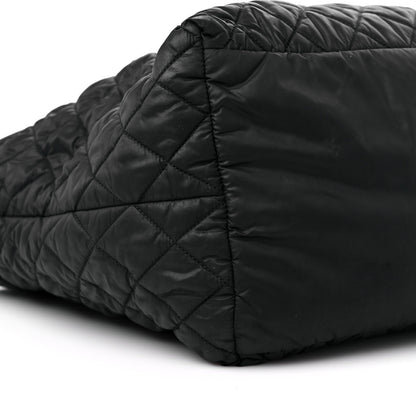 Chanel Nylon Quilted Large Coco Cocoon Tote Black 8 of 14
