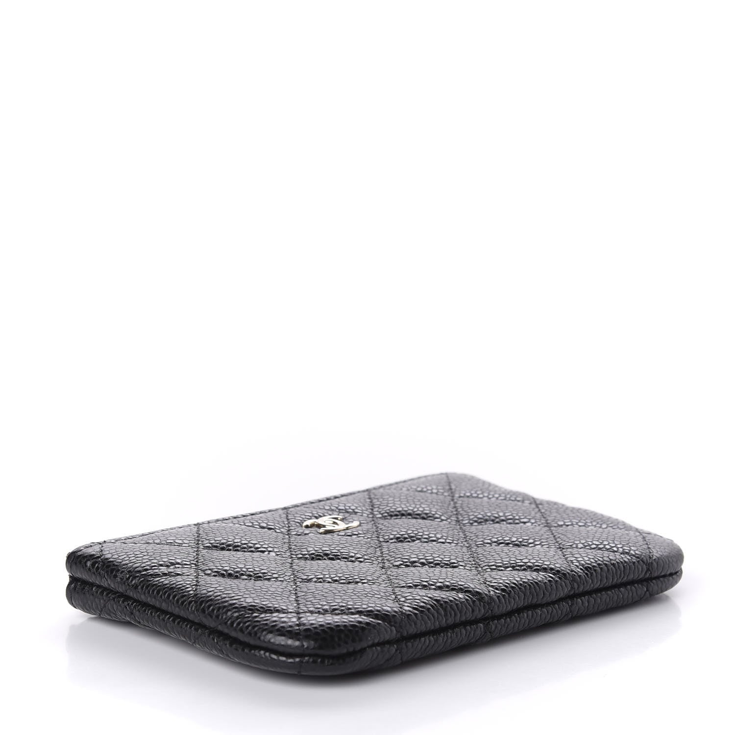 Chanel Caviar Quilted Small Cosmetic Case Black 4 of 7