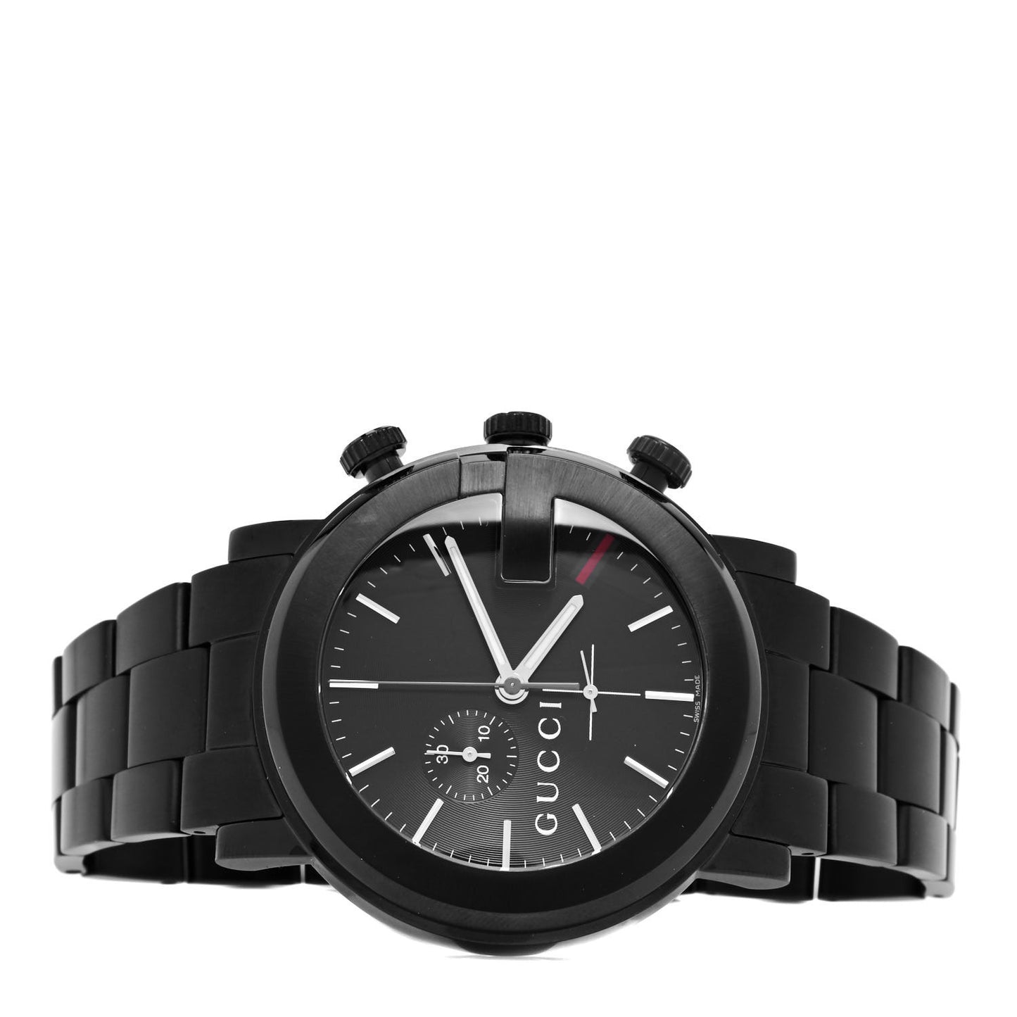 PVD Stainless Steel 44mm 101M G-Chrono Quartz Watch Black
