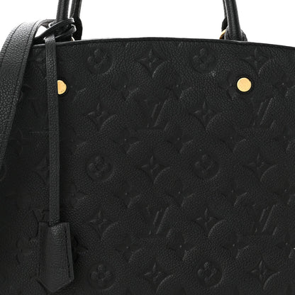 Louis Vuitton Empreinte Montaigne MM Black 7 of 11