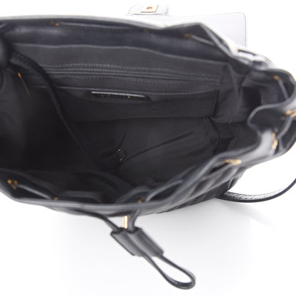 Chanel Calfskin Chevron Quilted Large Urban Spirit Backpack Black 4 of 9