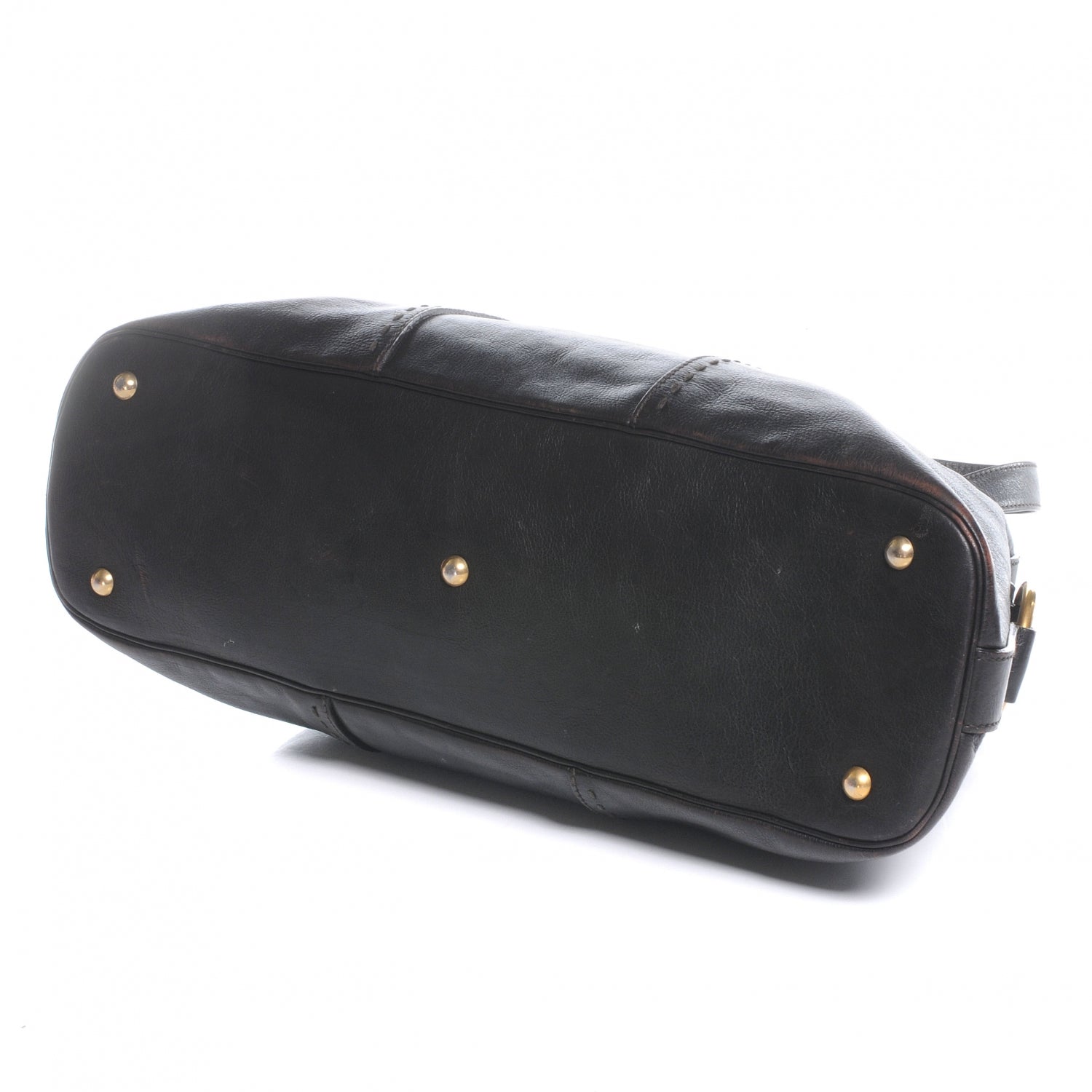 Saint Laurent Leather Large Muse Dark Brown 4 of 8