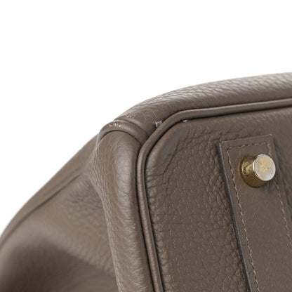 Hermes Togo Birkin 40 Etain 15 of 18