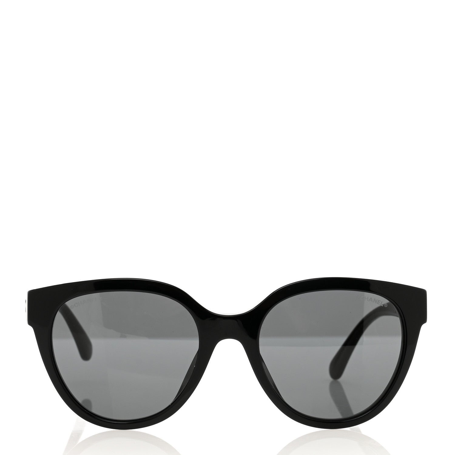 Chanel Acetate CC Butterfly Sunglasses 5414-A Black 2 of 6