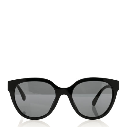 Chanel Acetate CC Butterfly Sunglasses 5414-A Black 2 of 6