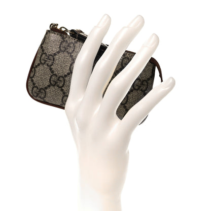 Gucci GG Supreme Monogram Key Case Brown 2 of 10