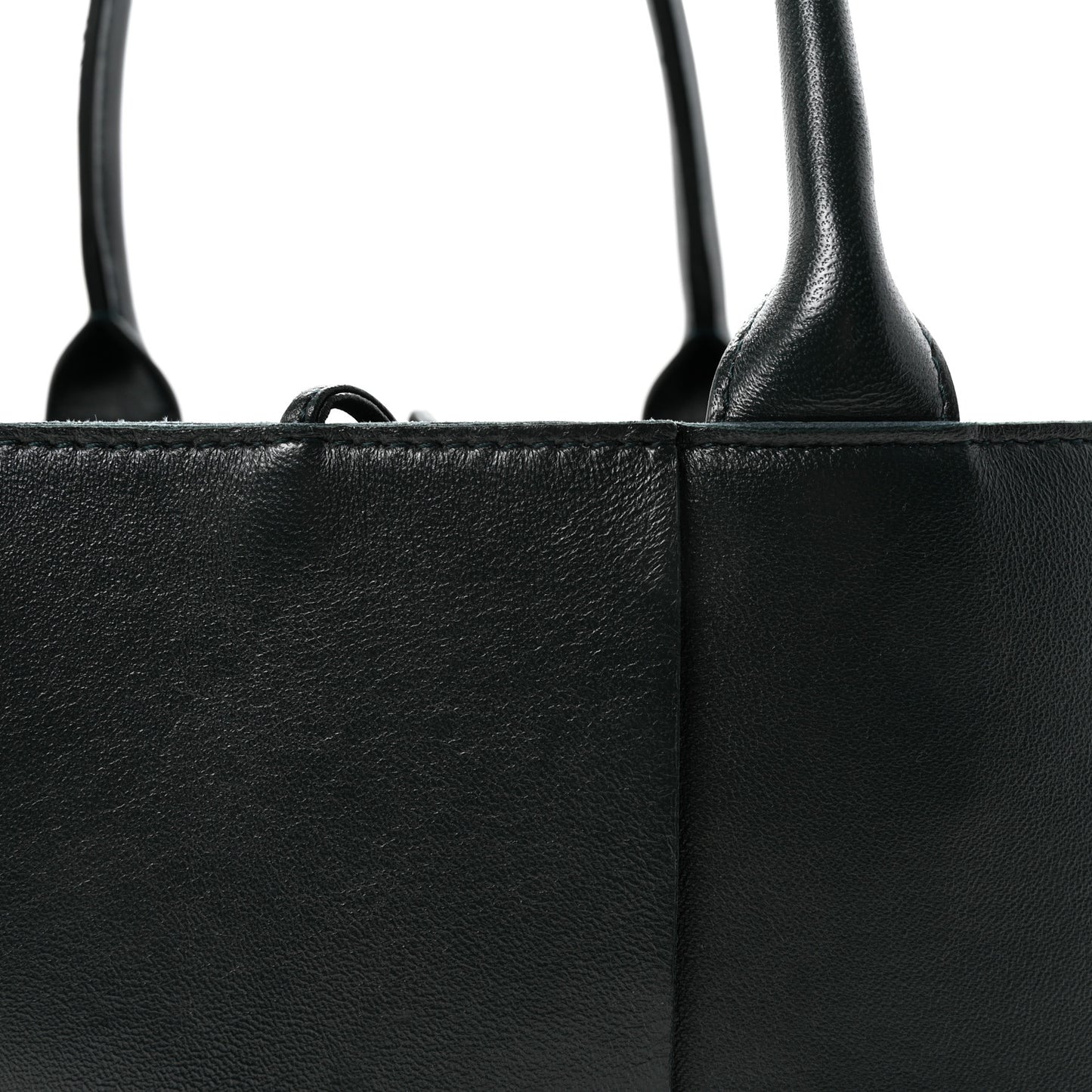 Nappa Maxi Intrecciato Small Arco Tote Inkwell