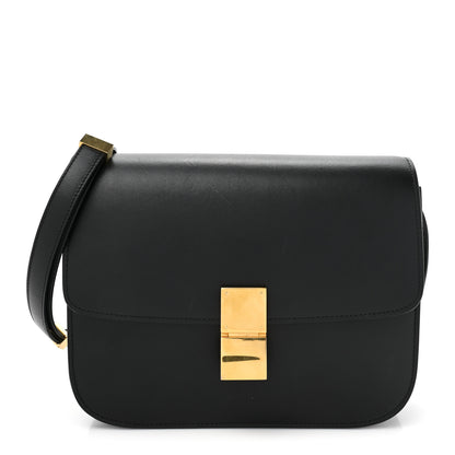 Celine Box Calfskin Medium Classic Box Flap Bag Black 1 of 13