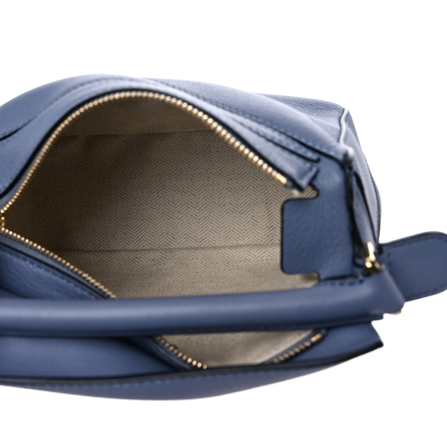 Calfskin Mini Puzzle Bag Blue