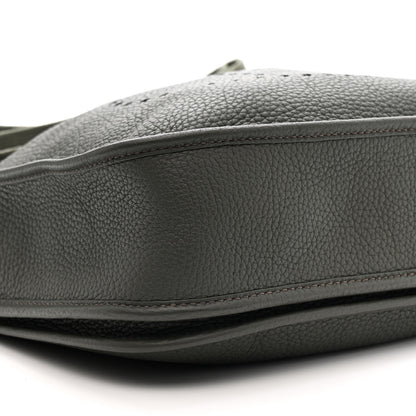 Hermes Taurillon Clemence EVELYNE III Vert De Gris 9 of 10