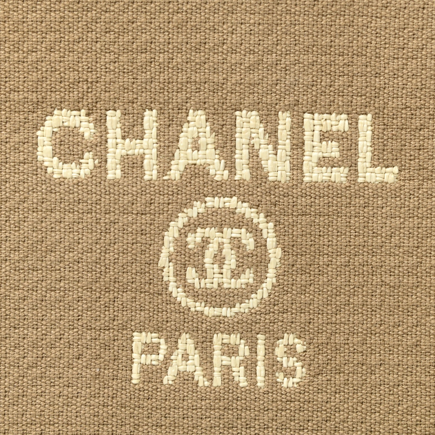 Mixed Fibers Small Deauville Pouch Beige