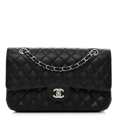 Chanel Caviar Quilted Medium Double Flap Black 1 of 13