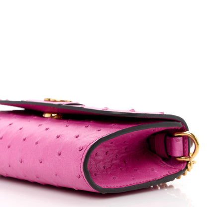Gucci Ostrich Mini Diana Bag Pink 11 of 11