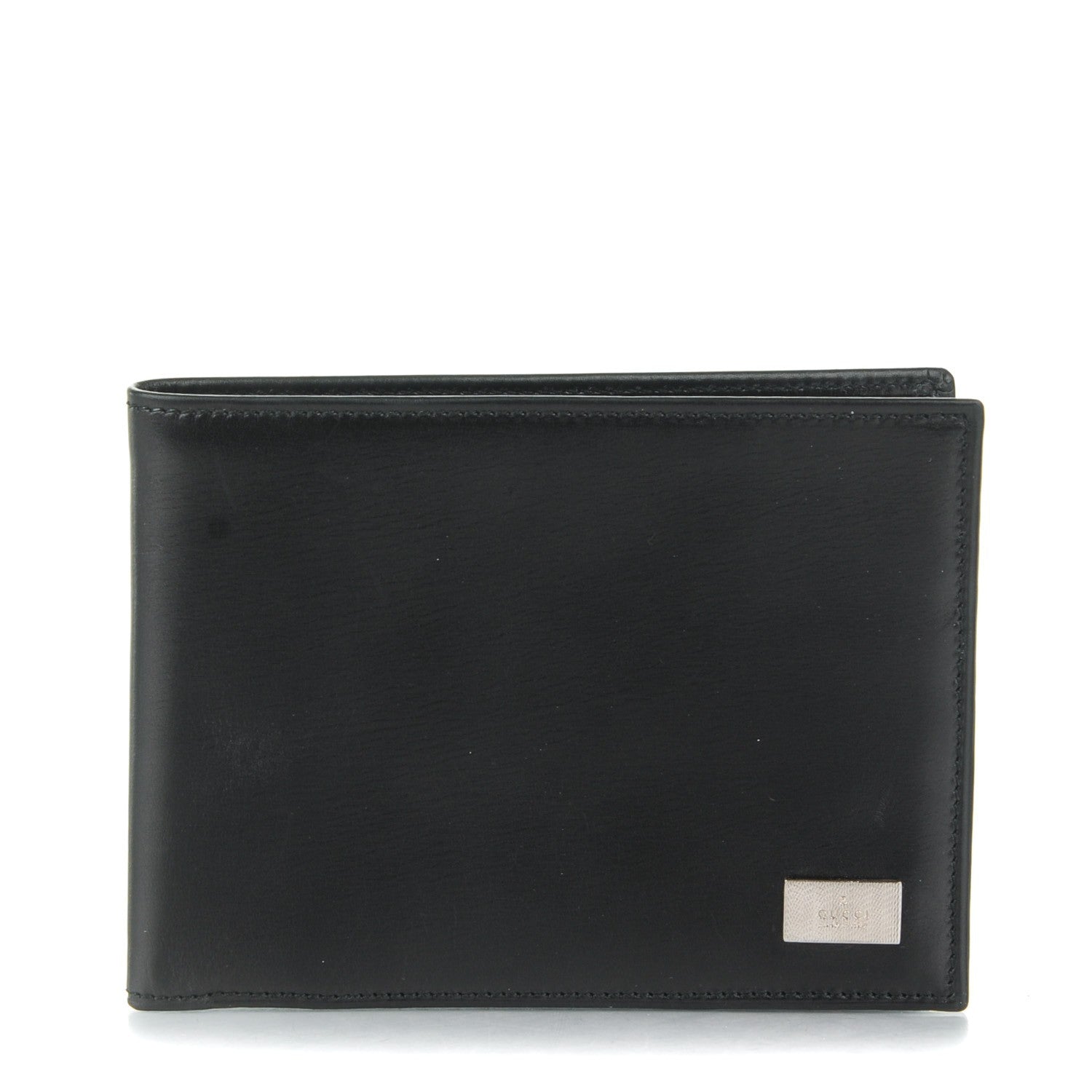 Gucci Calfskin Bi-Fold Wallet Black 1 of 7