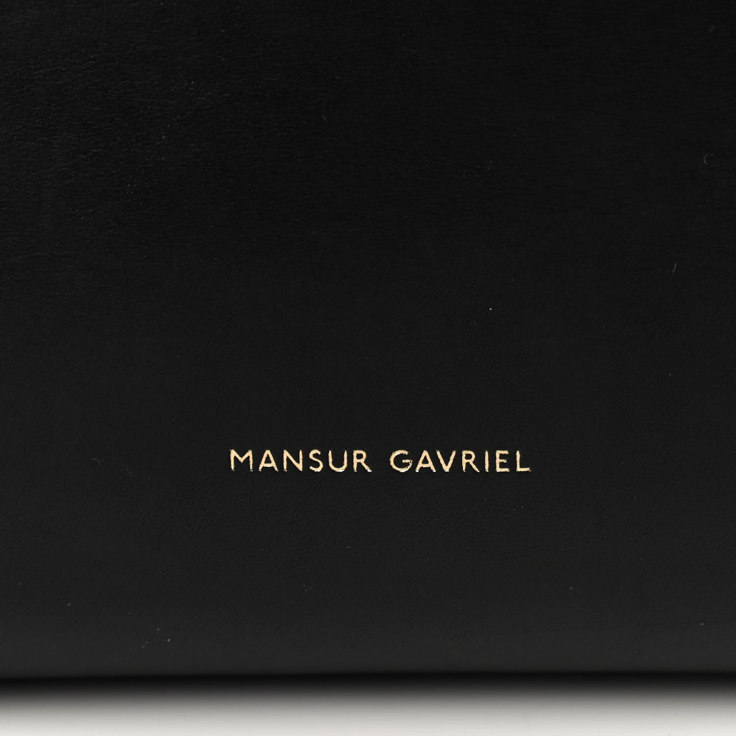 Mansur Gavriel Vegetable Tanned Calfskin Bucket Bag Black Flamma 6 of 11