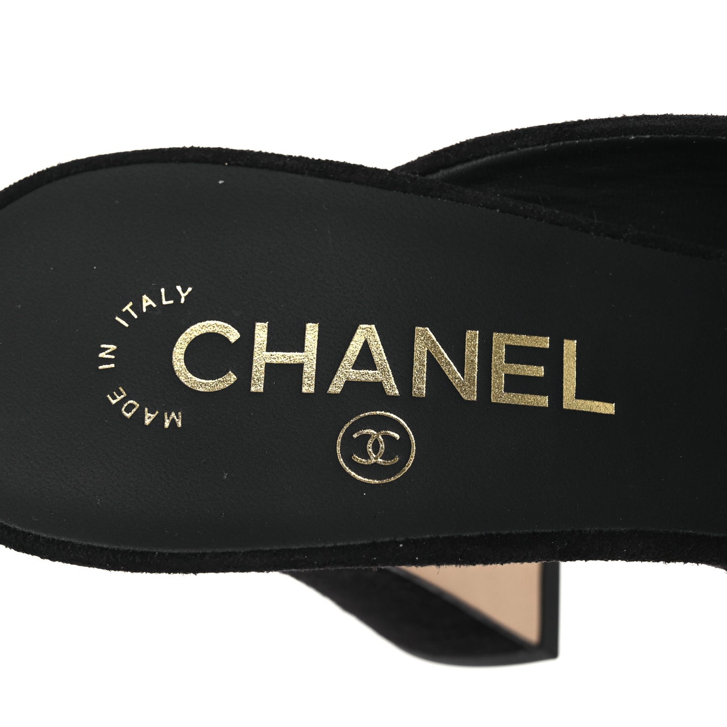 Suede Kidskin Patent Calfskin Mules 40 Black