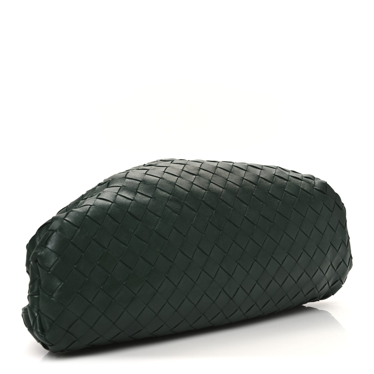 Nappa Maxi Intrecciato The Pouch Oversized Clutch Raintree