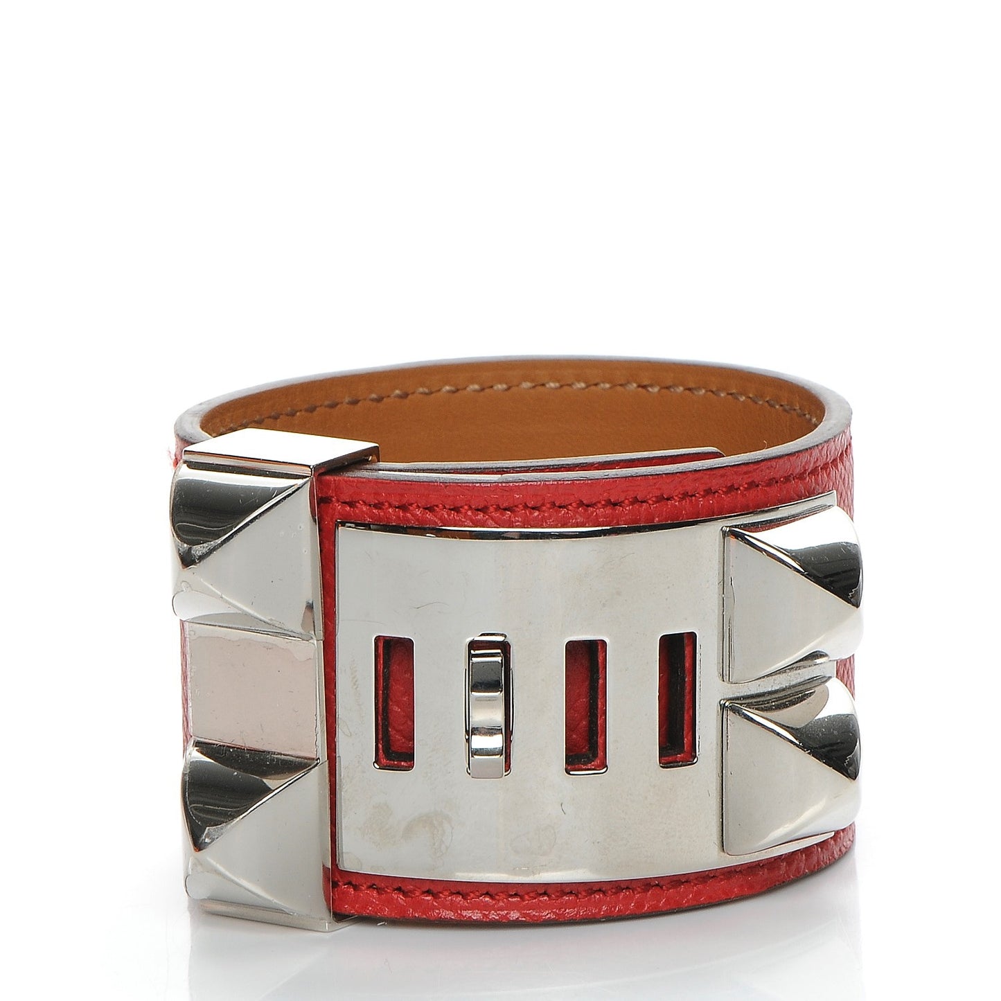 Epsom Collier de Chien CDC Bracelet S Rouge Casaque