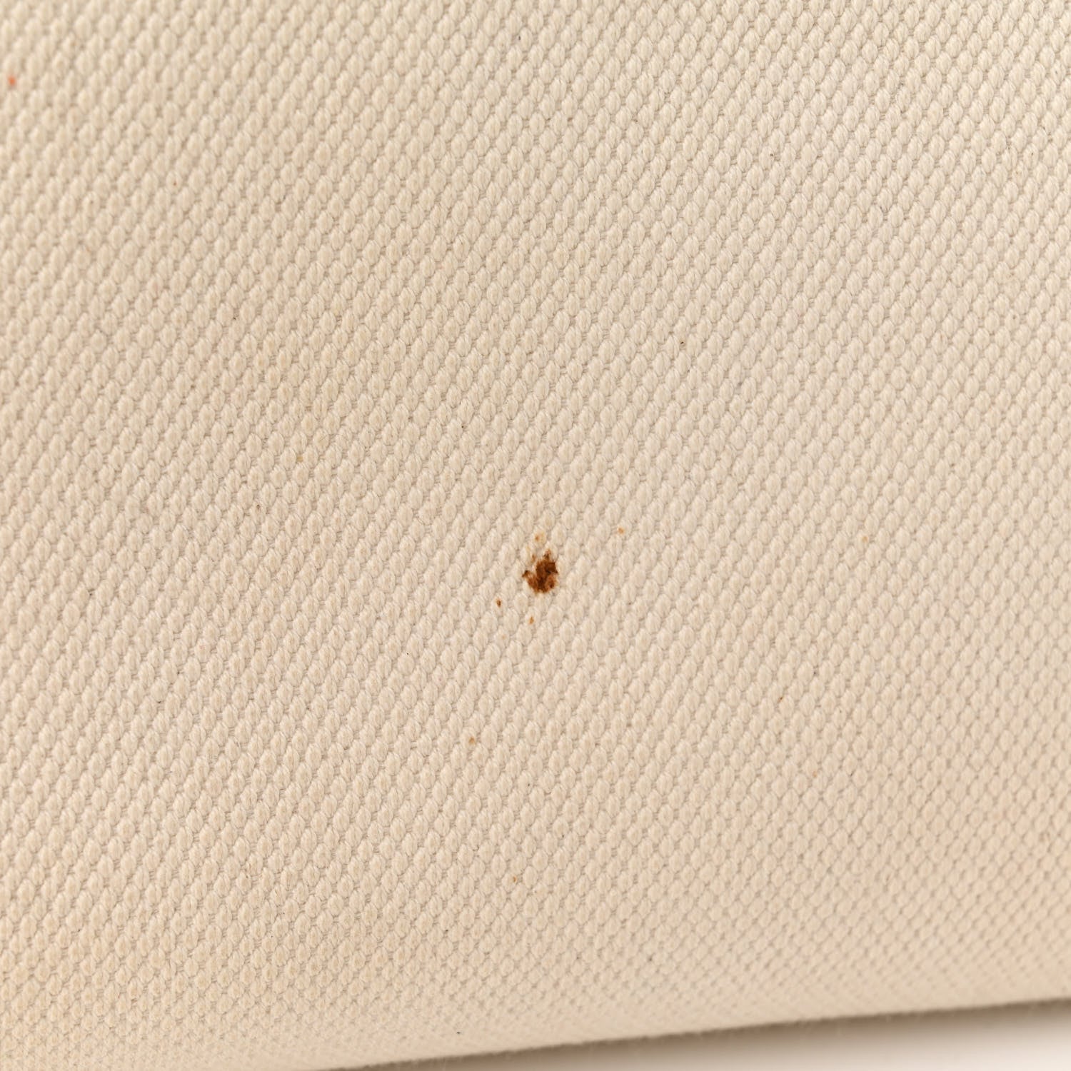 Celine Canvas Calfskin Logo Print Small Horizontal Cabas Natural Tan 10 of 12