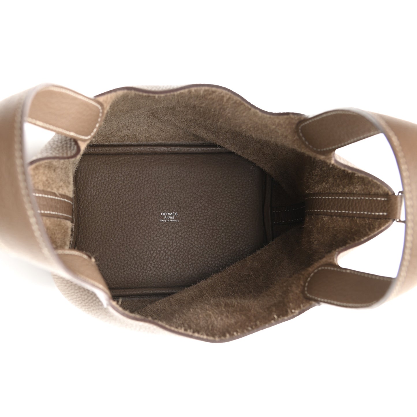 Taurillon Clemence Picotin Lock 18 PM Etoupe