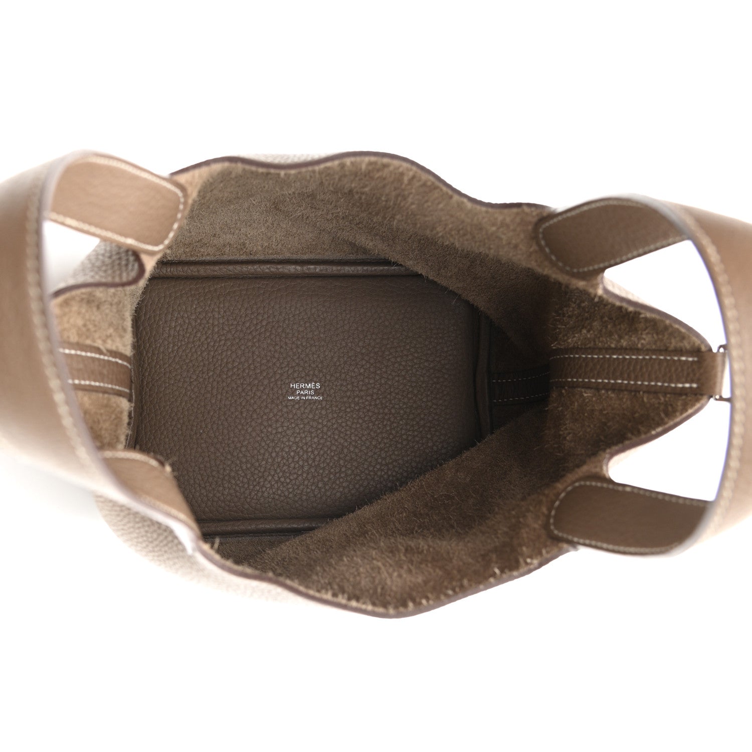 Hermes Taurillon Clemence Picotin Lock 18 PM Etoupe 5 of 11