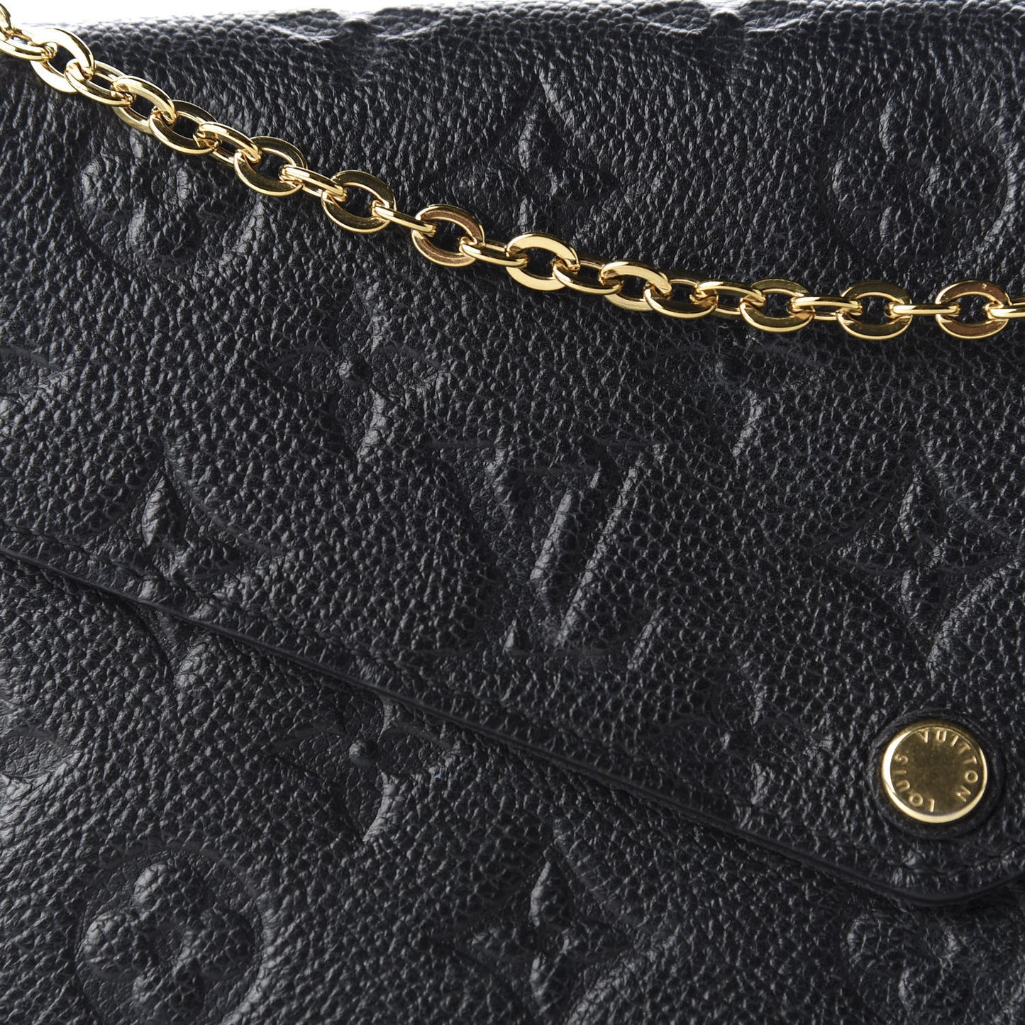 Empreinte Pochette Felicie Chain Wallet Black