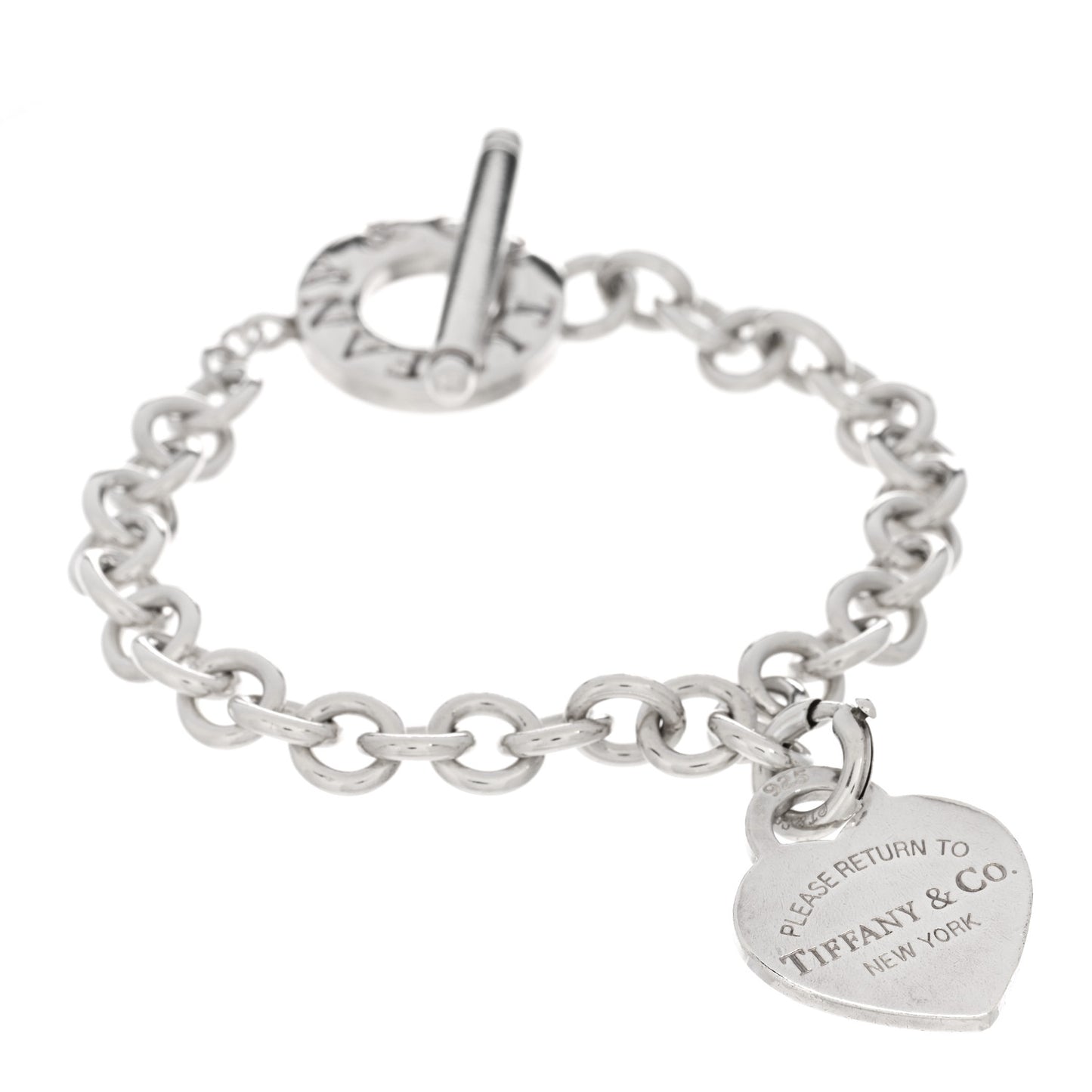 Sterling Silver Return To Tiffany Heart Tag Toggle Bracelet