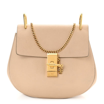 Chloe Grained Lambskin Drew Shoulder Bag Abstract White 1 of 12