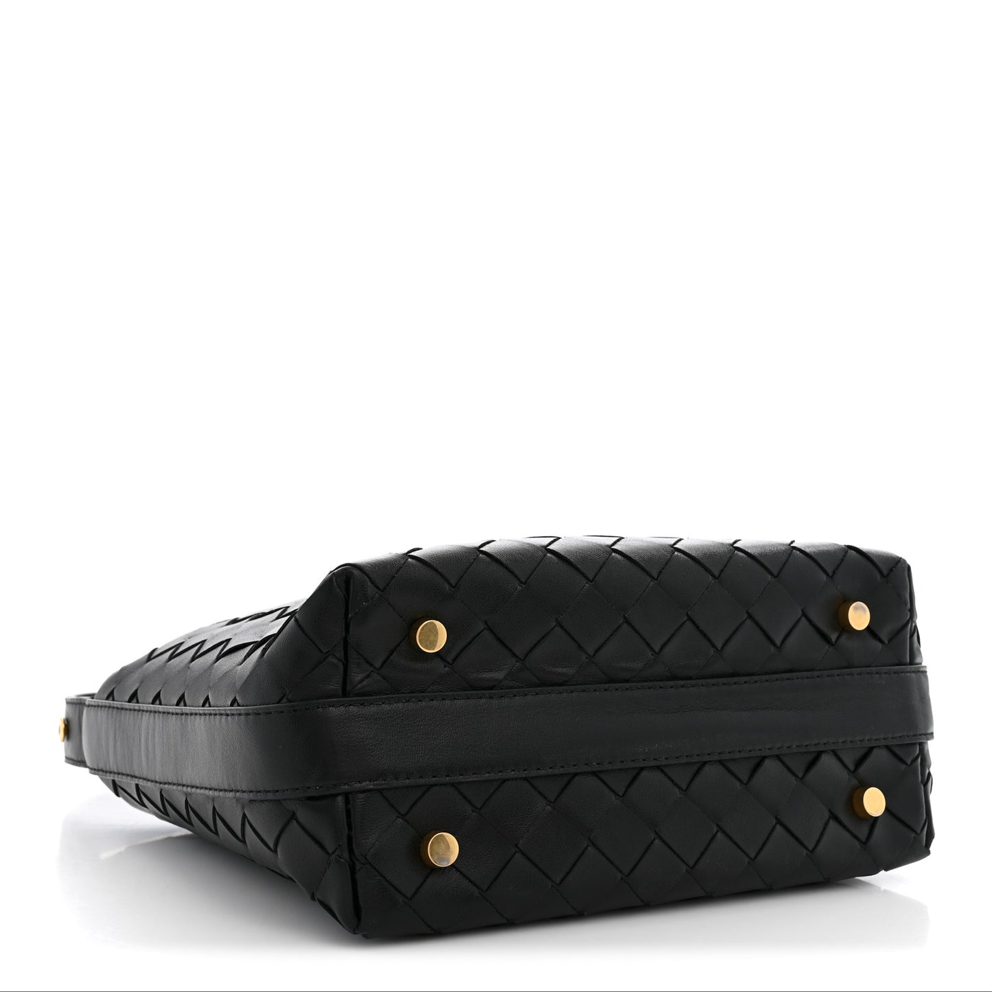 Calfskin Nappa Intrecciato Mini Wallace Black